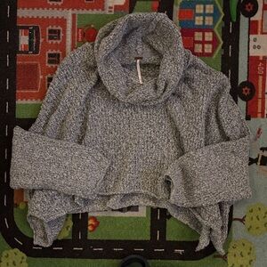 Cozy Gray Women's Sweater by Free People